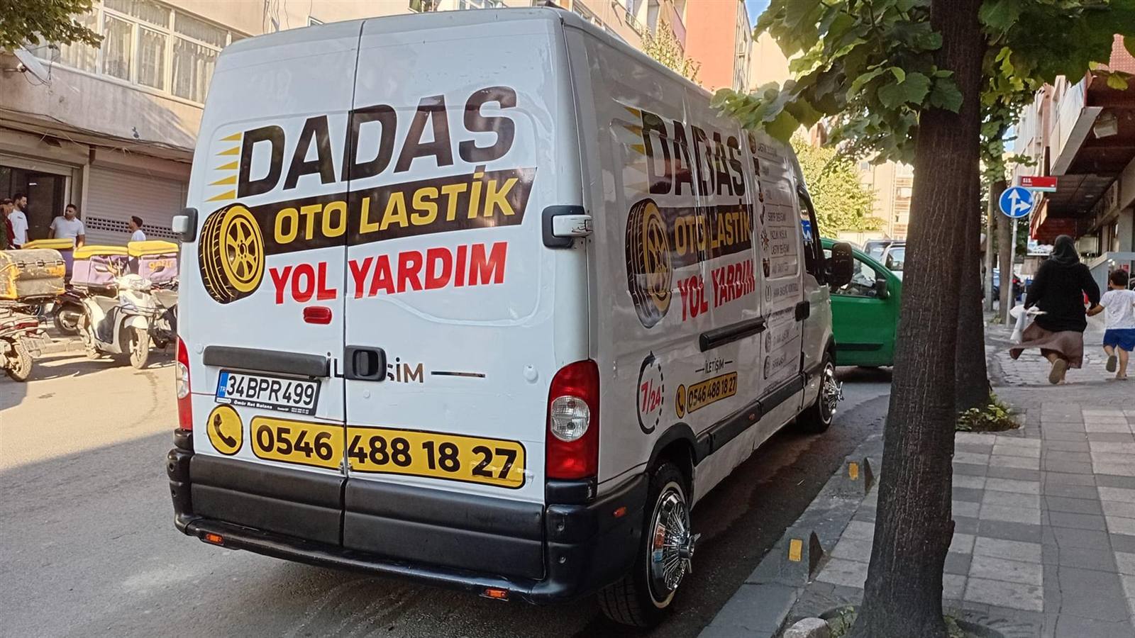Dadaş Oto Lastik Yol Yardım aracı ve iletişim numarası
