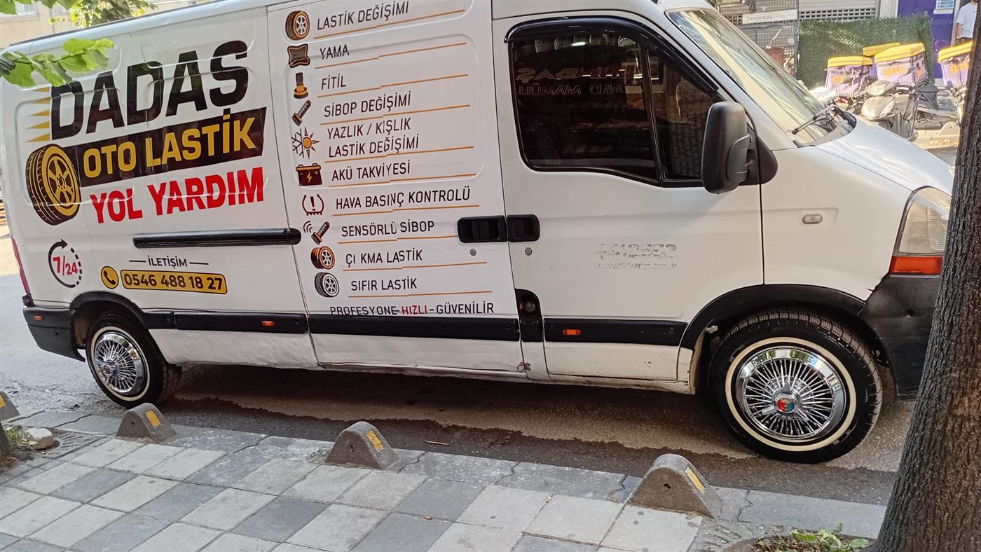 Dadaş Oto Lastik Yol Yardım hizmet aracı
